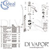 Ideal Standard Connect Air Concept Air Chrome One Hole Slim Bidet Mixer Spares